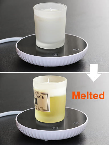 Ulinkbay Candle Warmer, Coffee Mug Warmer, Warmer Plate for Wax, Jar, Desktop Cup Warmer Plate, Gift for Women