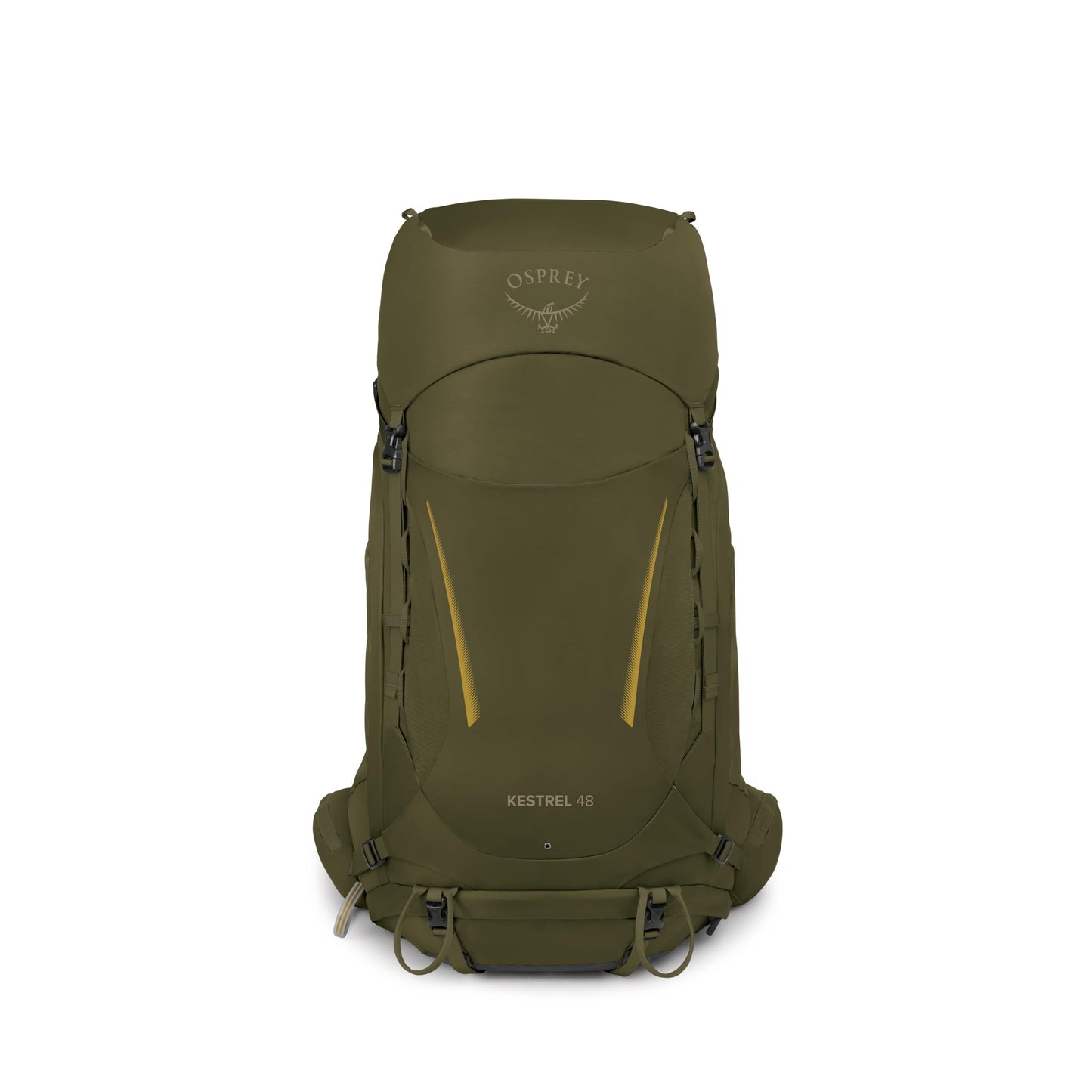 Osprey Kestrel 48L Men's Backpacking Backpack - Hiking & Camping Bag with Waterproof Raincover, Moss Green, Large/X-Large