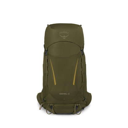 Osprey Kestrel 48L Men's Backpacking Backpack - Hiking & Camping Bag with Waterproof Raincover, Moss Green, Large/X-Large