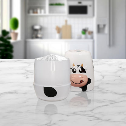 Cow Fridge Baking Soda Deodorizer, Fun Container for Fridge and Freezer Odor Eliminator, BPA-Free Baking Soda