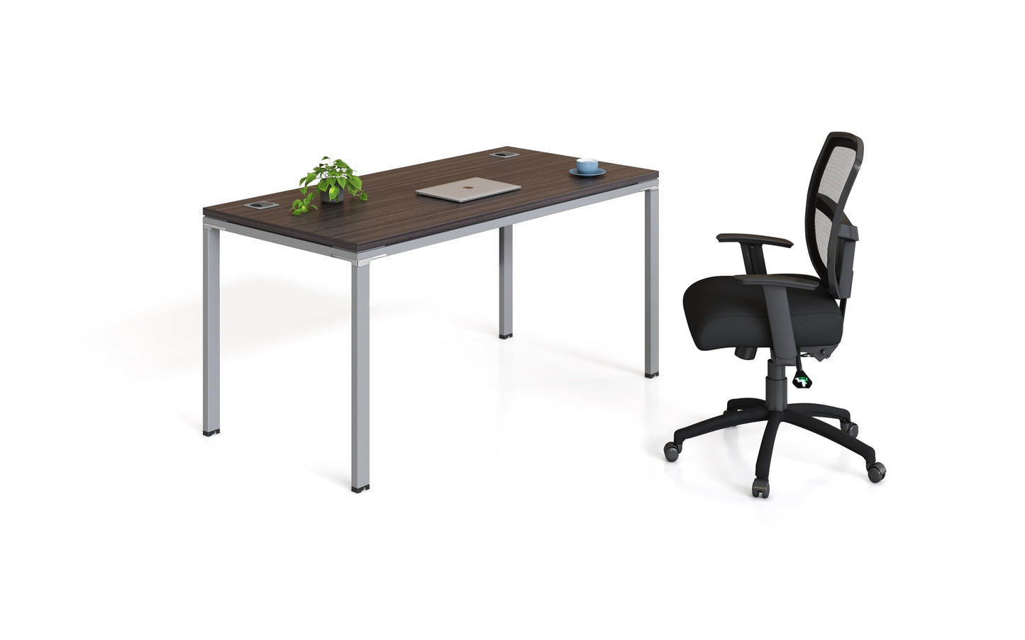 Boss Office Products Simple System Single Desk, 60" x 30", Driftwood