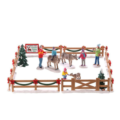 Lemax - Vail Village - Accessory: Reindeer Petting Zoo