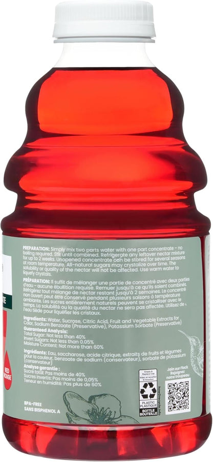 Perky-Pet Hummingbird Nectar Concentrate - 32 oz | Makes 96 FL OZ of Sweet Red Nectar