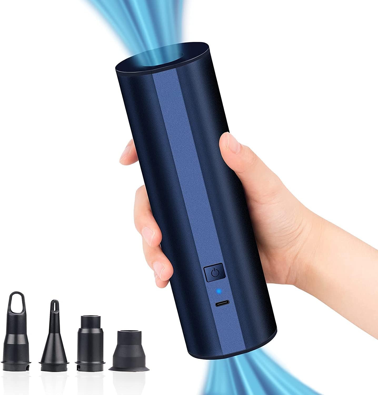 22000mAH Electric Air Pump for Inflatables- Rechargeable Battery Powered Air Mattress Pump- Cordless Portable Air Pump