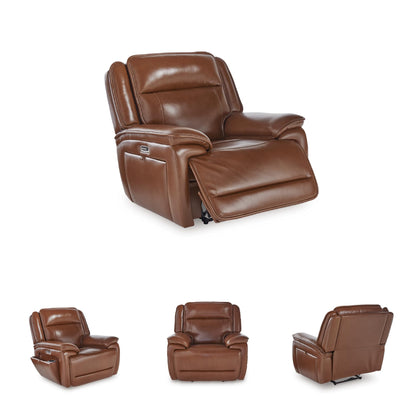 Signature Design by Ashley Healy Pier Power Recliner, Brown