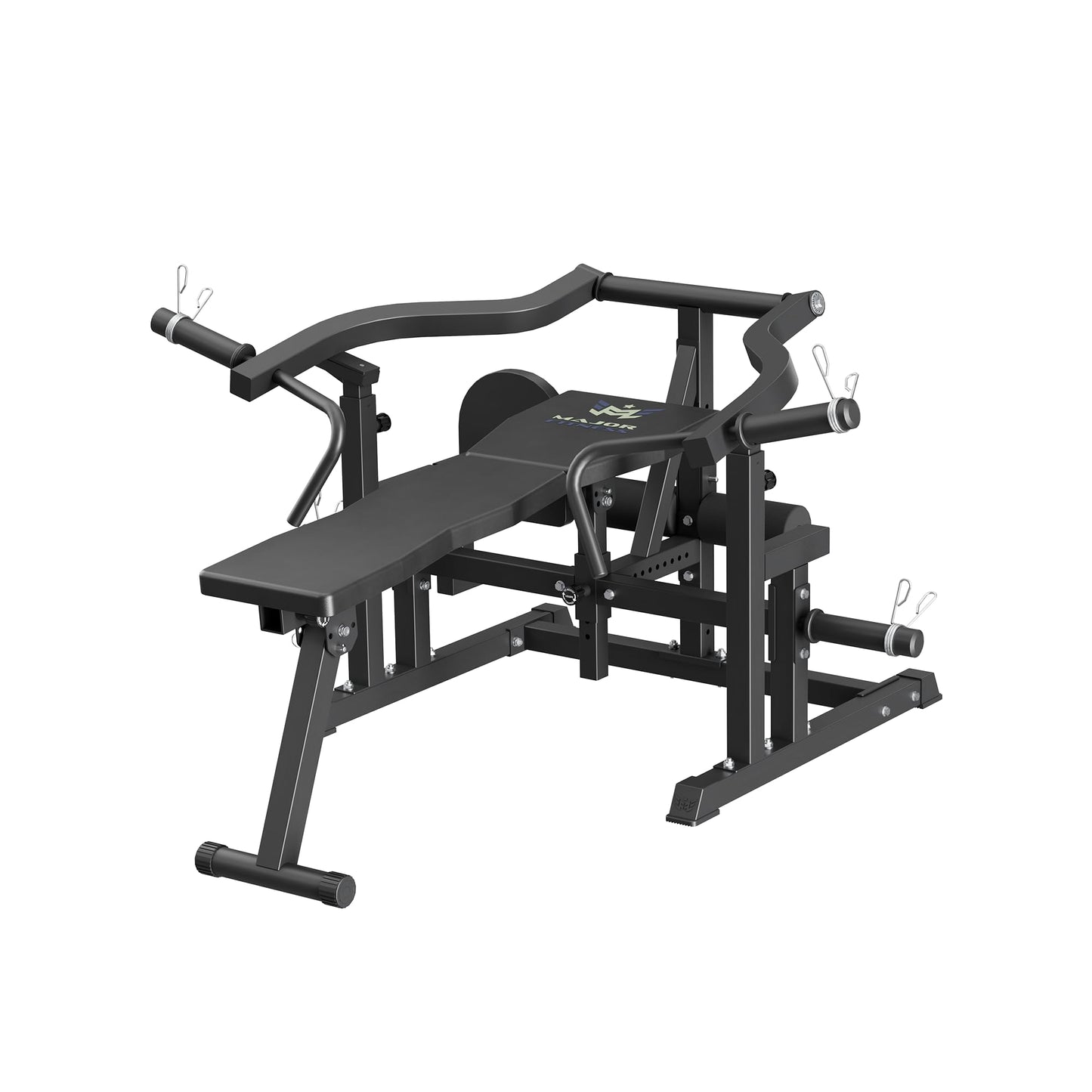 Major Fitness P1 Bench Press Machine with Independent Arms – Adjustable Flat & Incline Bench Press for Chest & AB Workouts – Perfect Home Gym Equipment (P1 Bench Press Rack)