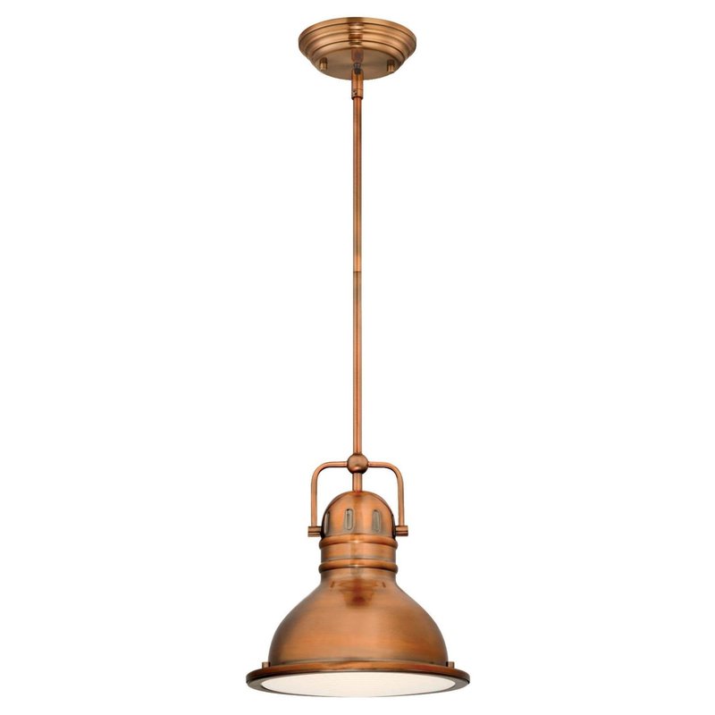 Westinghouse 63084A Boswell Pendant, Mini, Washed Copper