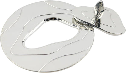 Skiennix Scented Candle Topper - Elegant Silver Alloy Design for Home & Office Décor
