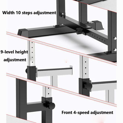 ERoomQ Bench Press Rack Gym Equipment, Dumbbell Racks with Dumbbells Folding Squat Rack Stands with Pull Up Bar Exercise Equipment for Home Gym Barbell Pull Up Rack Bars Free Standing