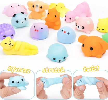 Skiennix 125 Pcs Fidget Toys Pack - Sensory Pop Toys & Stickers for Kids & Adults | Perfect for Party Favors & Goodie Bags