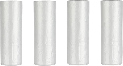 12"x20" 1.75" Pack 1440 [4 Mr Miracle Plastic Produce Bags for Food Storage - Clear Grocery Bag for Fruits, Vegetables
