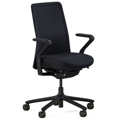 Branch Verve Chair - High Performance Executive Office Chair with Contoured Back and Adjustable Lumbar Support - High Density Foam Cushion and 3D Knit Back - Fits 5' to 6', Up to 275 lbs, Galaxy