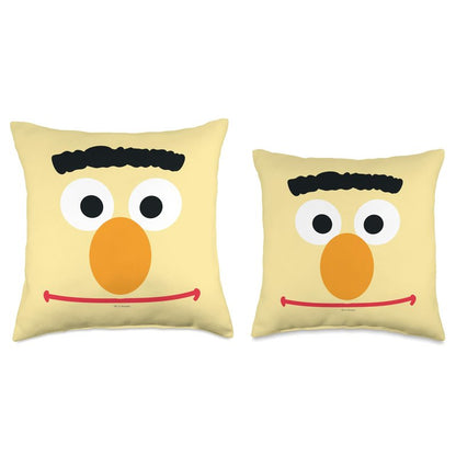Sesame Street Bert Face Throw Pillow