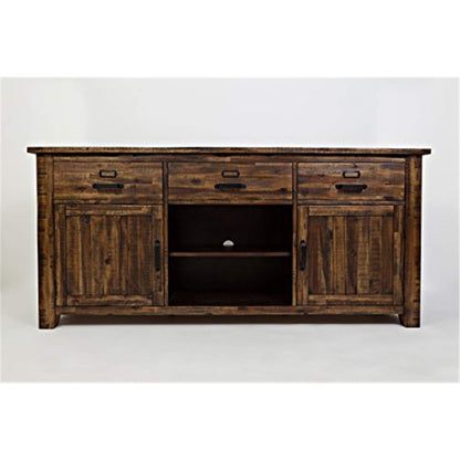 Jofran: , Cannon Valley, 70" Media Unit, 70"W X 19"D X 32"H, Cannon Valley Finish, (Set of 1)