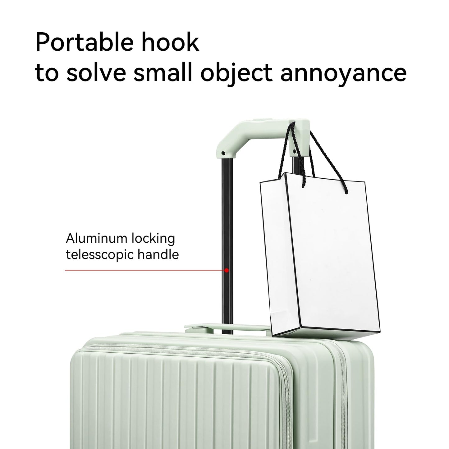 ROAMING Luggage Sets Hard shell Suitcase Top Opening Expandable with Spinner Wheels,Sturdy Large Suitcase Tsa Lock 20 Inch Carry on 28 Inch Checked Luggage,2-Piece Set (20/28) for Woman Men.Jade cyan