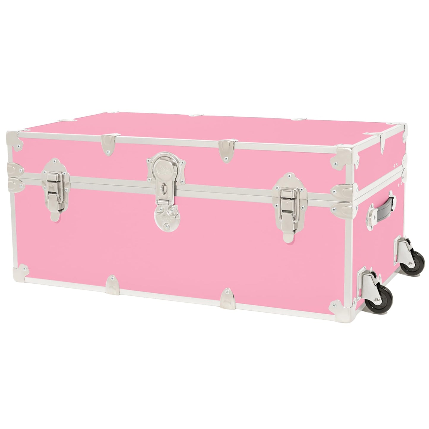 Rhino Trunk & Case Classic XL Trunk With Wheels 34"x20"x15", 1500+ lbs Capacity - Many Colors, Soft-Close Lid. Strong, USA Made Summer Camp Footlocker and Secure College Dorm Storage Chest