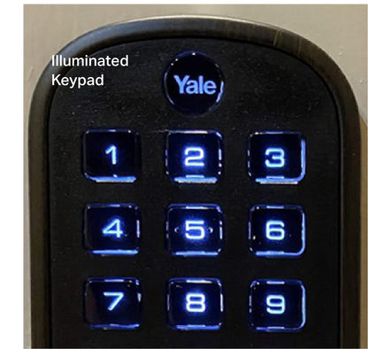 Yale | LiftMaster Smart Lock with Touchscreen Deadbolt - Works with myQ App & Key by Amazon in-Garage Delivery when paired with Smart Garage Hub (sold separately), Oil Rubbed Bronze