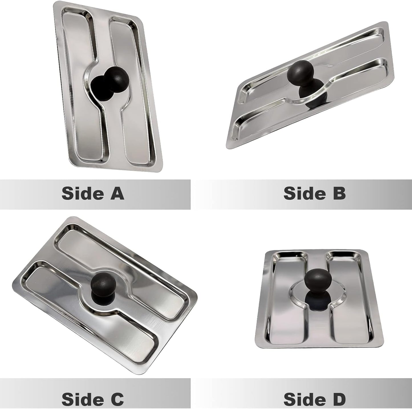 Toaster Cover, Stainless Steel Appliance Top Cover for Electric Bread Maker