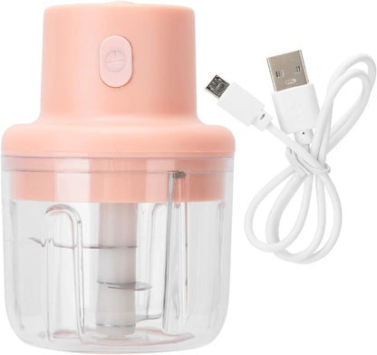 Food Processor, 250Ml Food Supplementary Machine for Mini Blender, Small USB Maker for Household Chopper