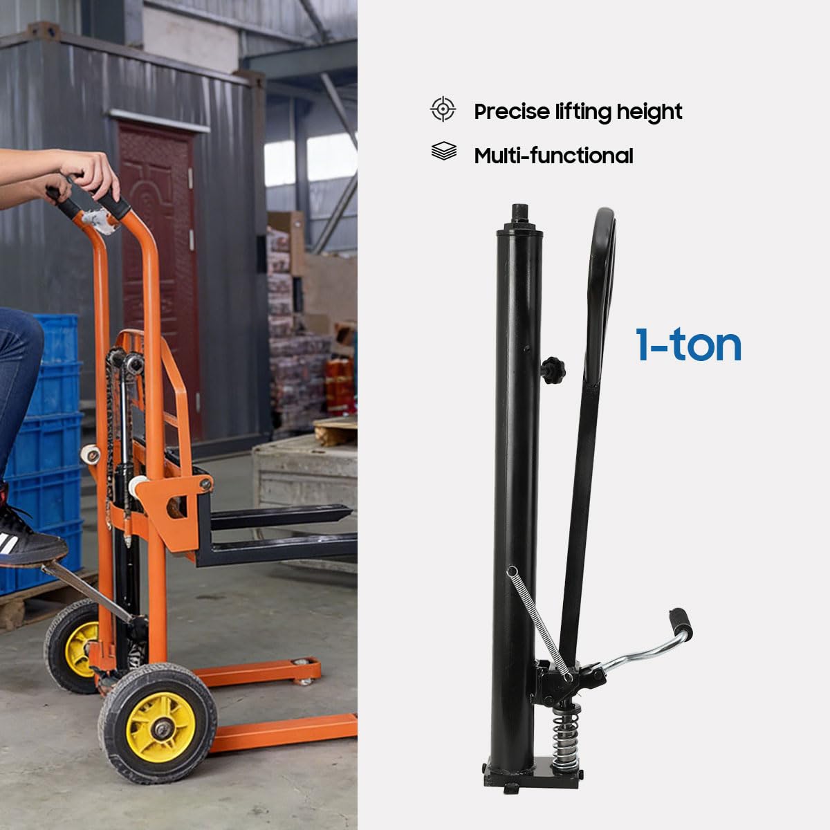 Manual Pallet Hydraulic Cylinder Jack Hydraulic Lift Truck Compatible with Pallet Jack Lift Truck