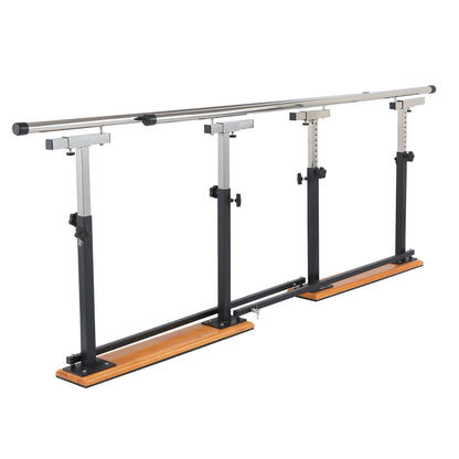 VivaComfort Physical Therapy Parallel Bars, 350 lbs Capacity, Adjustable Parallel Bars for Physical Therapy, Dimensions 28” – 41” H x 83.9” L x 16” – 23.8” D
