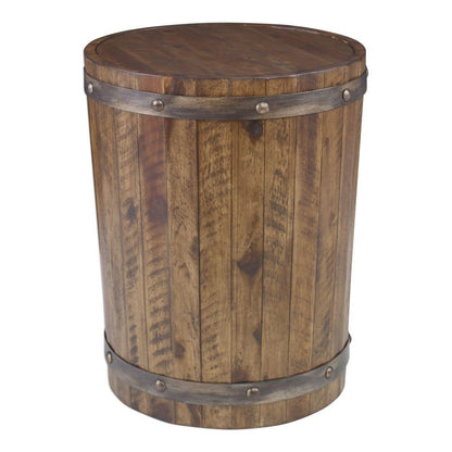 Uttermost Ceylon - 24 inch Wine Barrel Accent Table