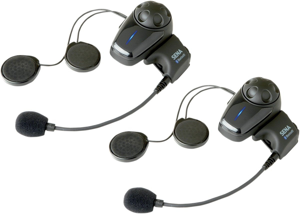Sena SMH10-11 Motorcycle Bluetooth Headset/Intercom Communication System with Universal Microphone Kit (Single)