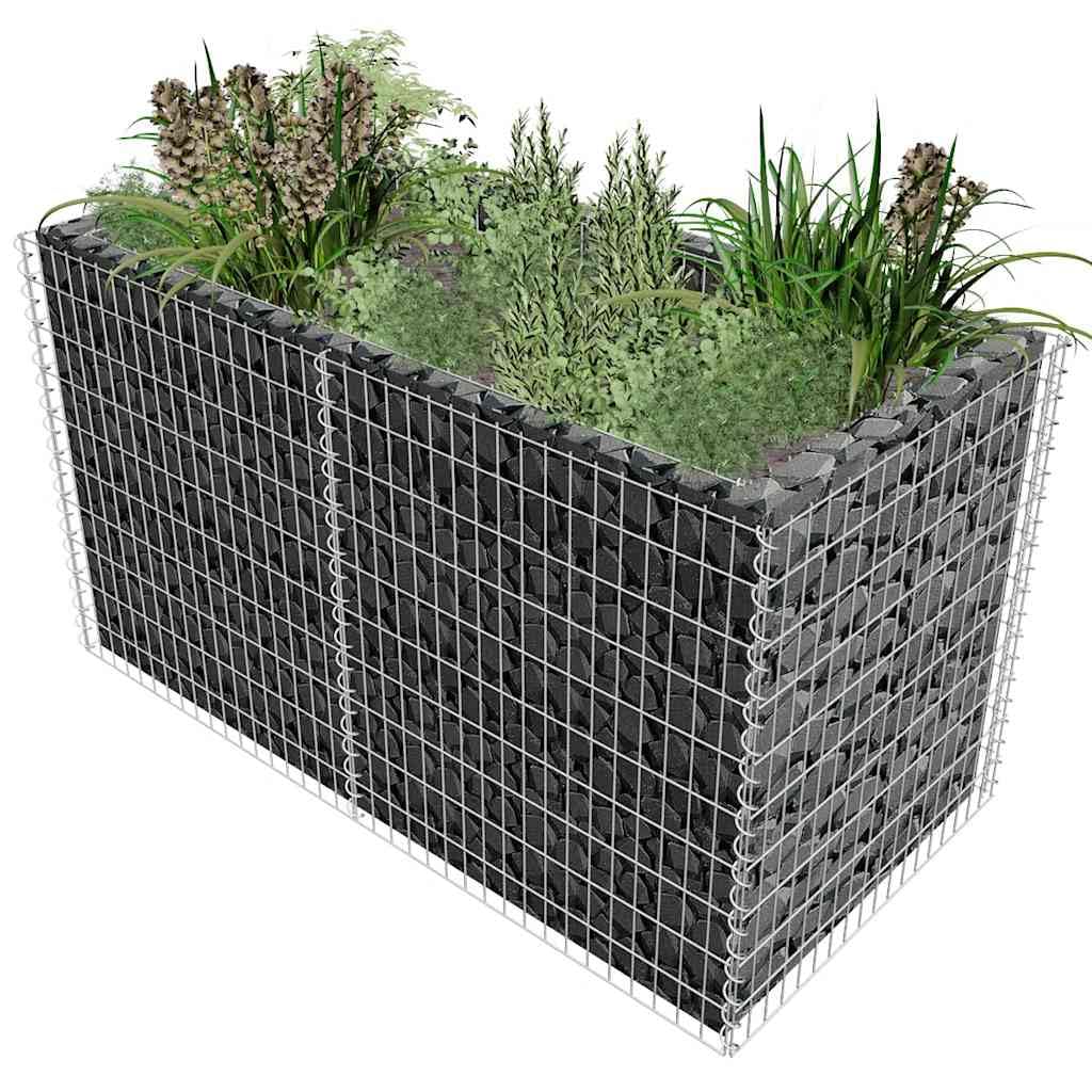 Foknhdi Large Galvanized Raised Garden Bed 70.9 x 70.9 x 39.4 in Silver Steel Planter Box 49.5 ft³ Volume 1400 lb/ft³ Load Outdoor Patio Vegetables Flowers Herb Plot