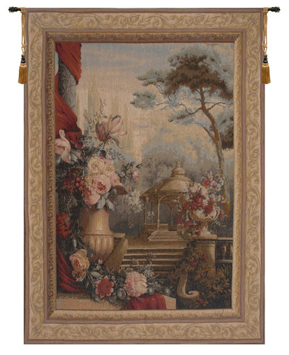 Charlotte Home Furnishings Inc. Bouquet Jardin Garden French Tapestry Wall Hanging, 57 X 41 Inch, Viscose Cotton And Polyester Blend Wall Art, Perfect For Home Decor, Wall Decor By Redoute