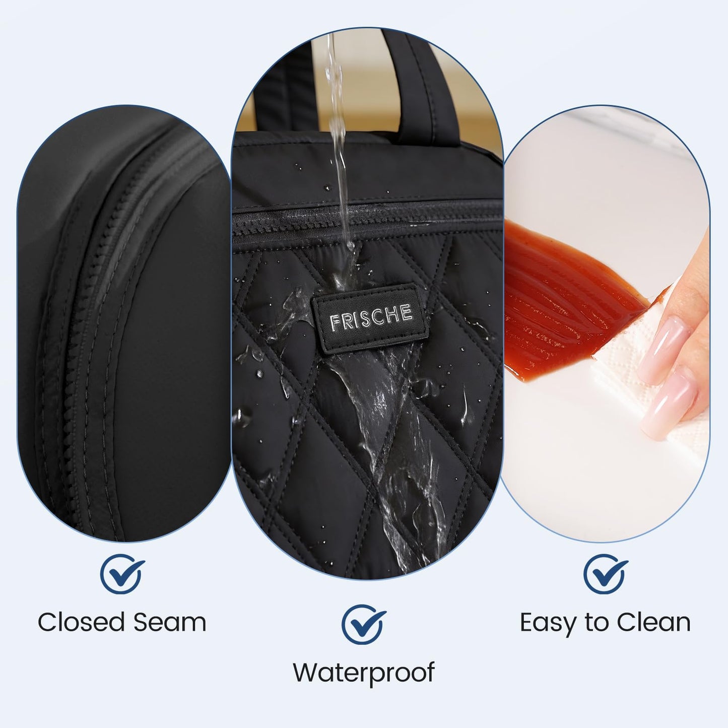 SODEER Lunch Bag for Women & Men Insulated,Soft Leakproof Cooler Bag with Strap,Small Lunch Box for Work Travel Meals,Black