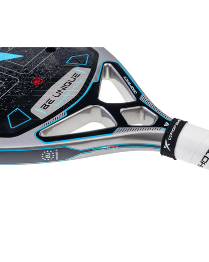 Drop Shot Conqueror 13 BT Beach Tennis Racket | 24K Carbon Twill | EVA Tech Core | Sand Treatment & 3D Texture for Maximum Spin | Anti-Vibration System | Includes Protective Bag