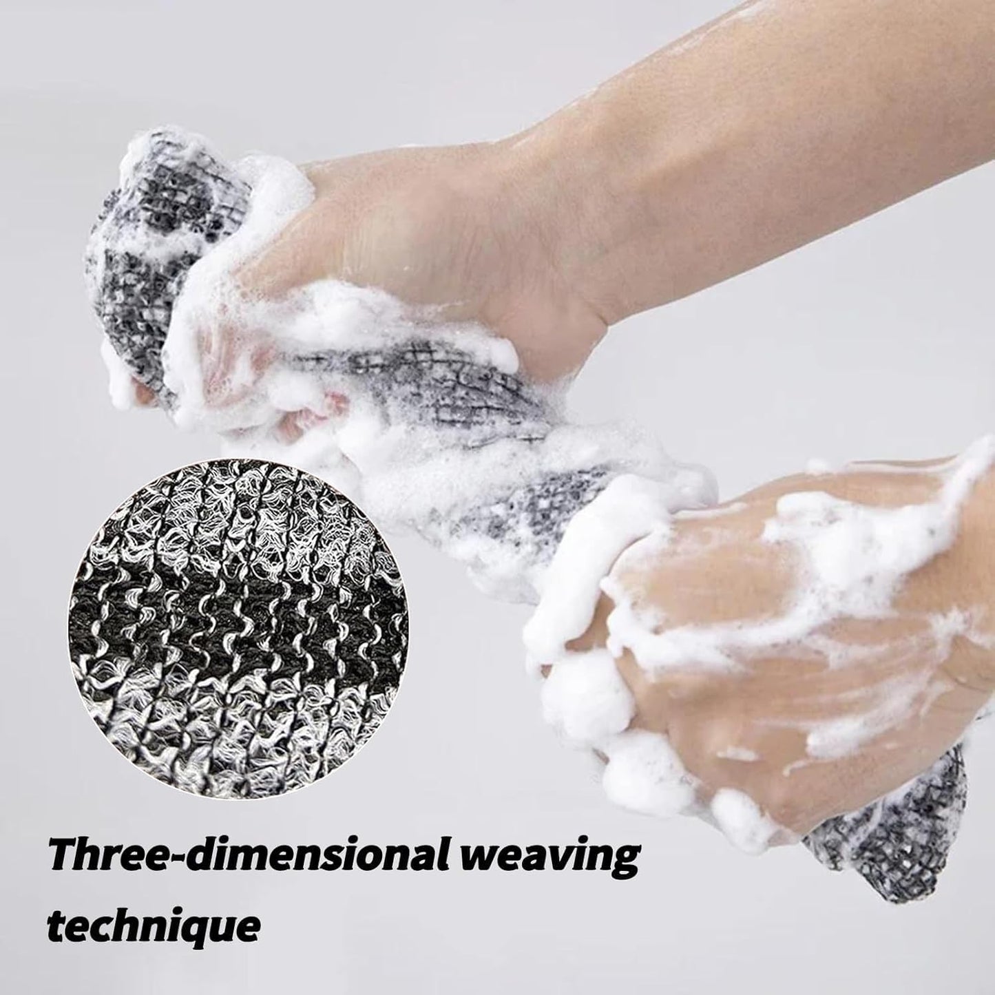 Generic 47", 2-in-1 2 Blissal Exfoliating Shower Towel Premium Scrub Wash Cloth for Body Face, Blissal Shower Towel
