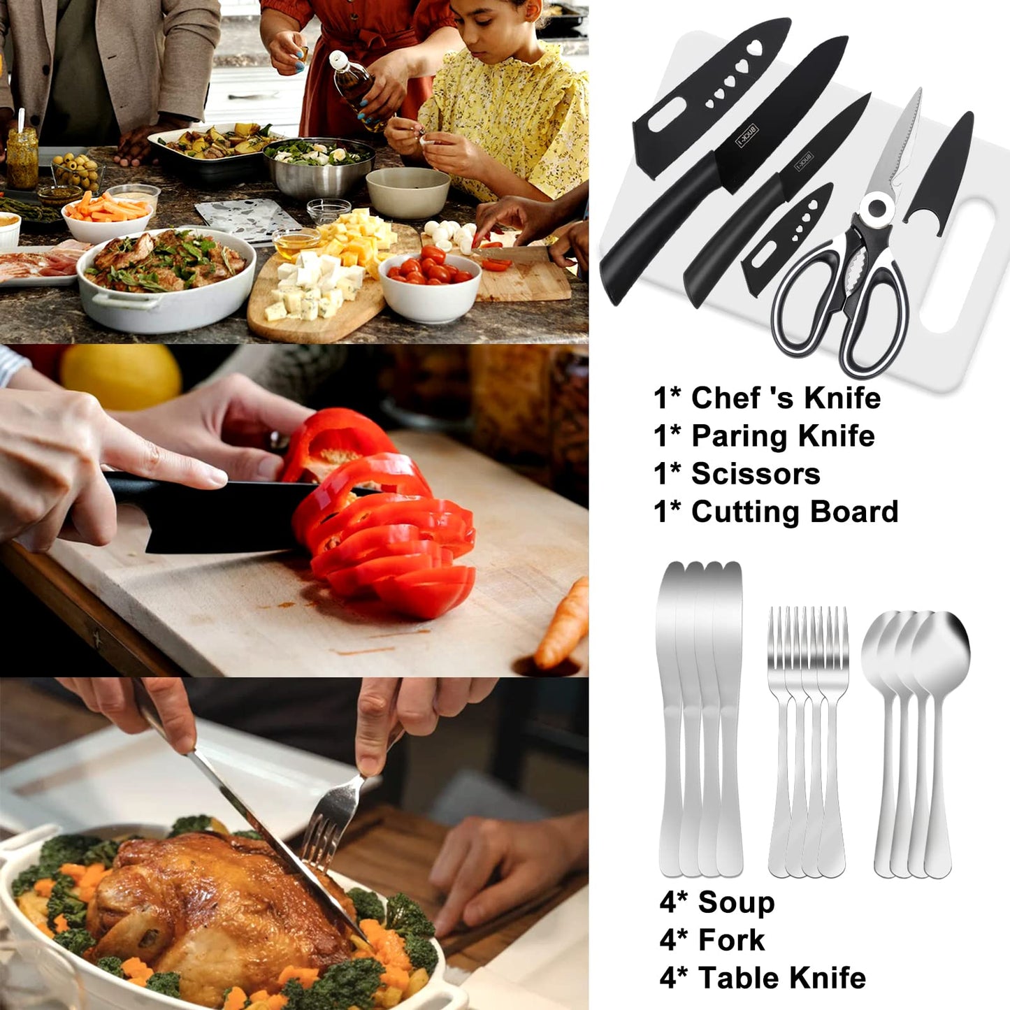 35-Piece Camping Kitchen Utensil Set – Portable Outdoor Cooking Utensils for Camping, RV, Backpacking & BBQ | Complete Camp Kitchen Gear Set with Carry Bag, Grilling Tools & Cooking Accessories
