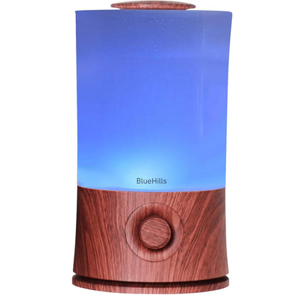 BlueHills Premium 2000 ML XL Large Essential Oil Diffuser Aromatherapy Humidifier for Large Room Home 40 Hour Run Huge Coverage Area 2 Liter Extra Large Capacity Huge Diffuser Wood Grain E005
