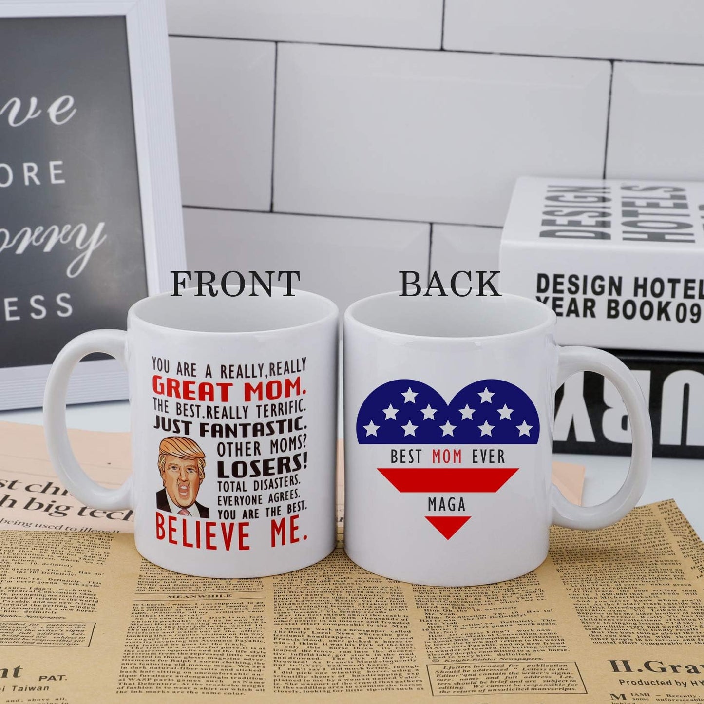 Smartyou Great Mom Mug - Gifts for Mother from Daughter/Son/Husband, Coffee Novelty Prank Gift, 11 Oz