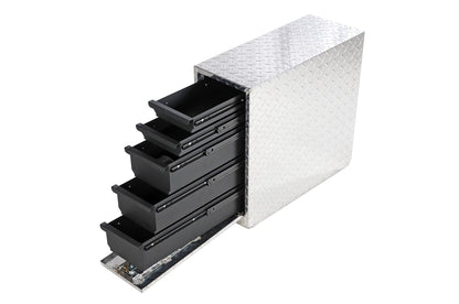 Dee Zee DZ95DA Aluminum Wheel Well Tool Box w/ Drawers