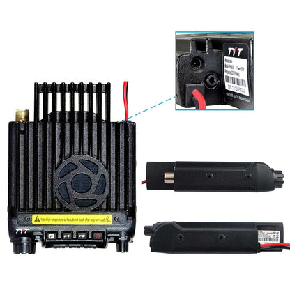 TYTTH-9000D Car Mobile Transceiver 60W VHF 2M 146MHz Ham Radio 2 Way Radio with USB Programming Cable, Black