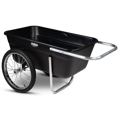Smart Carts Premium Yard Cart - Strong, Lightweight, and Perfectly Balanced (20" Air Filled Wheels)