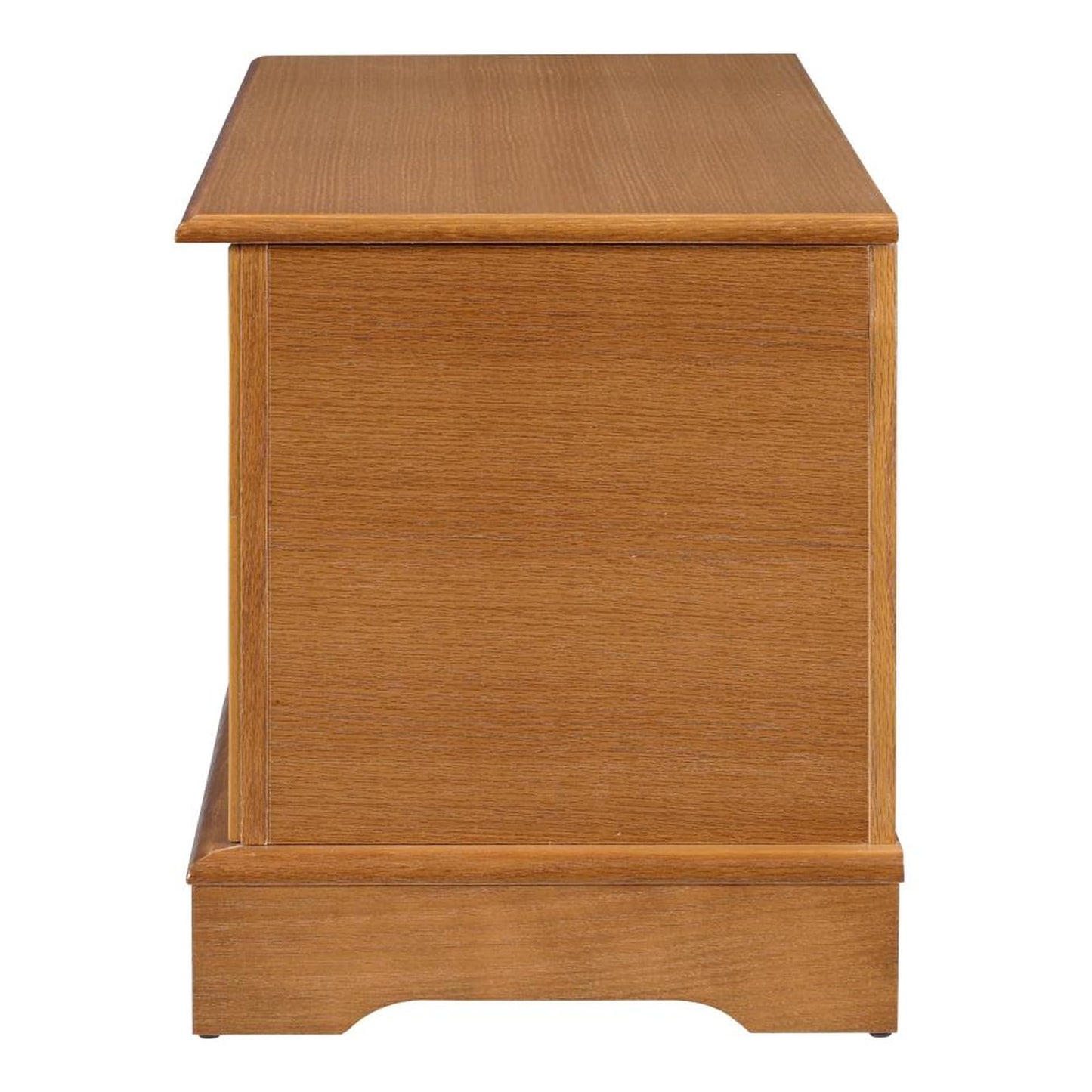 CARTESIAN Traditional Cedar Storage Chest in Honey Finish, Engineered Wood Construction, 40 x 16 x 18.5 Inches, Decorative Fan Design (Honey)