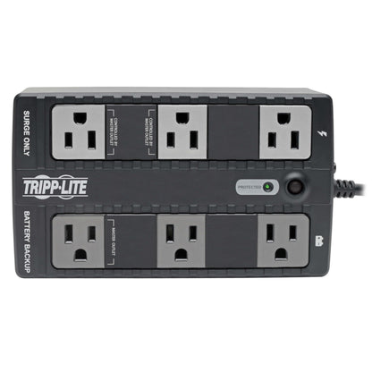 Tripp Lite 350VA UPS Battery Backup Surge Protector Efficient Energy-Star Certified, AVR, 6-Outlet Uninterruptible Power Supply, Dataline Protection, 3-Year Warranty & $100,000 Insurance (ECO350UPS)