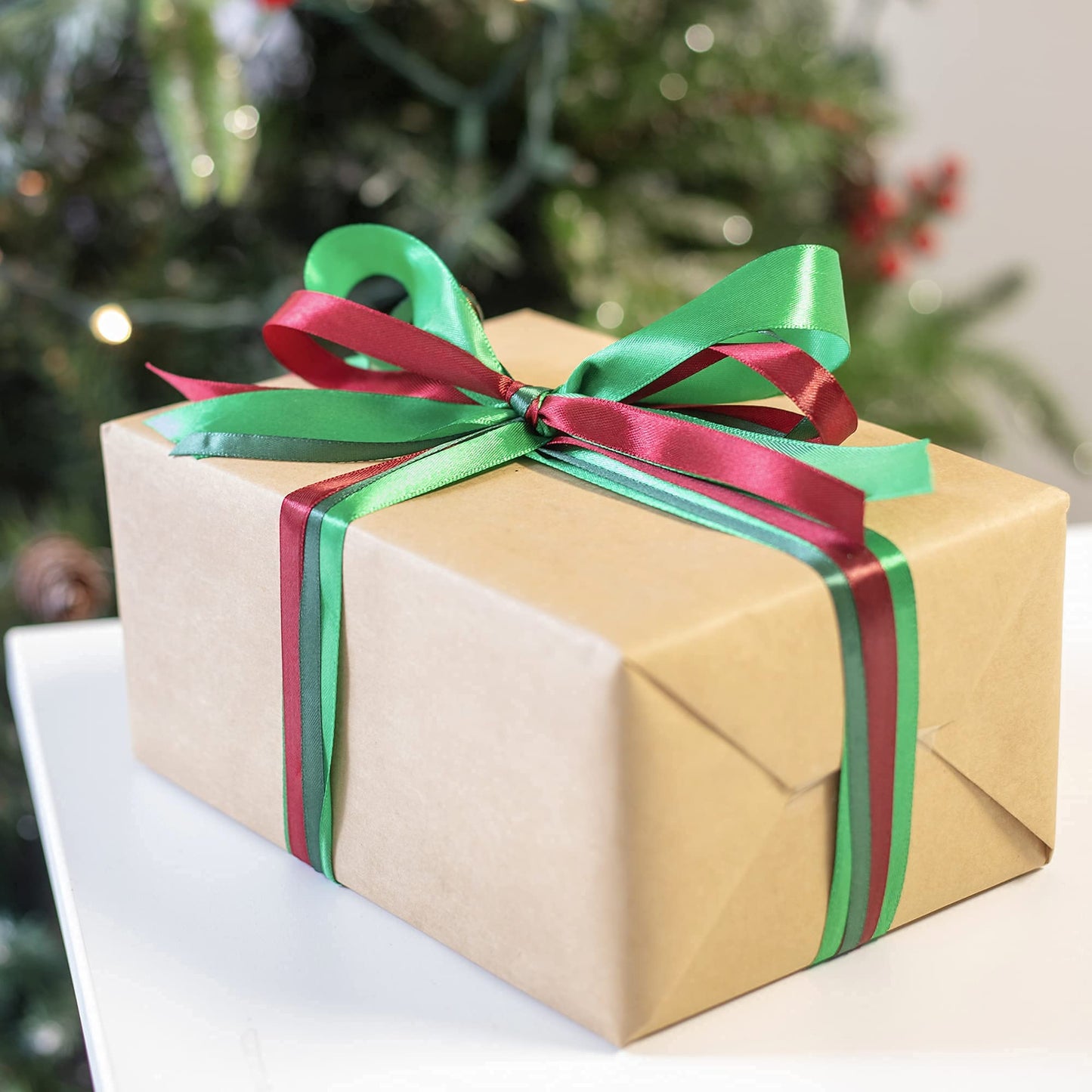 Satin Ribbon 36 Pack (1/2", 5 Yards Each) No Wire, DIY Arts & Crafts, Gift Wrapping Baskets, Wedding Decor, Sewing Projects, Party Favor Embellishment, Hair Bows, Floral, Baby Showers, Holiday Wreath