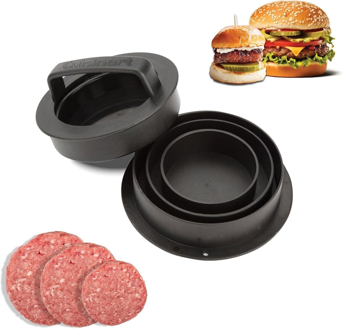 Cuisinart CSBP-200 Stuffed, 4-in-1 Burger Press