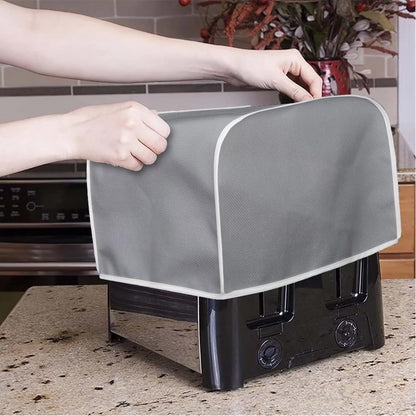 Red Toaster Cover, Quilted 4 Slice Toaster Cover, Kitchen Small Appliance Covers, Fits Most Standard 4 Slice Toasters