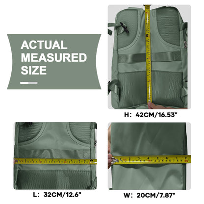 coowoz Travel Backpack Carry On for Women Man Gym Backpacks with Laptop Compartment Mochila de Viaje Teacher Personal Item Backpack Airplane Accessories Must Haves Grey Small