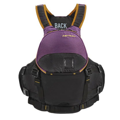 Astral Bowen Life Jacket - Lightweight USCG Type III PFD Adult Life Vest for Fishing, Touring, SUP, & Whitewater - Eggplant - Medium/Large