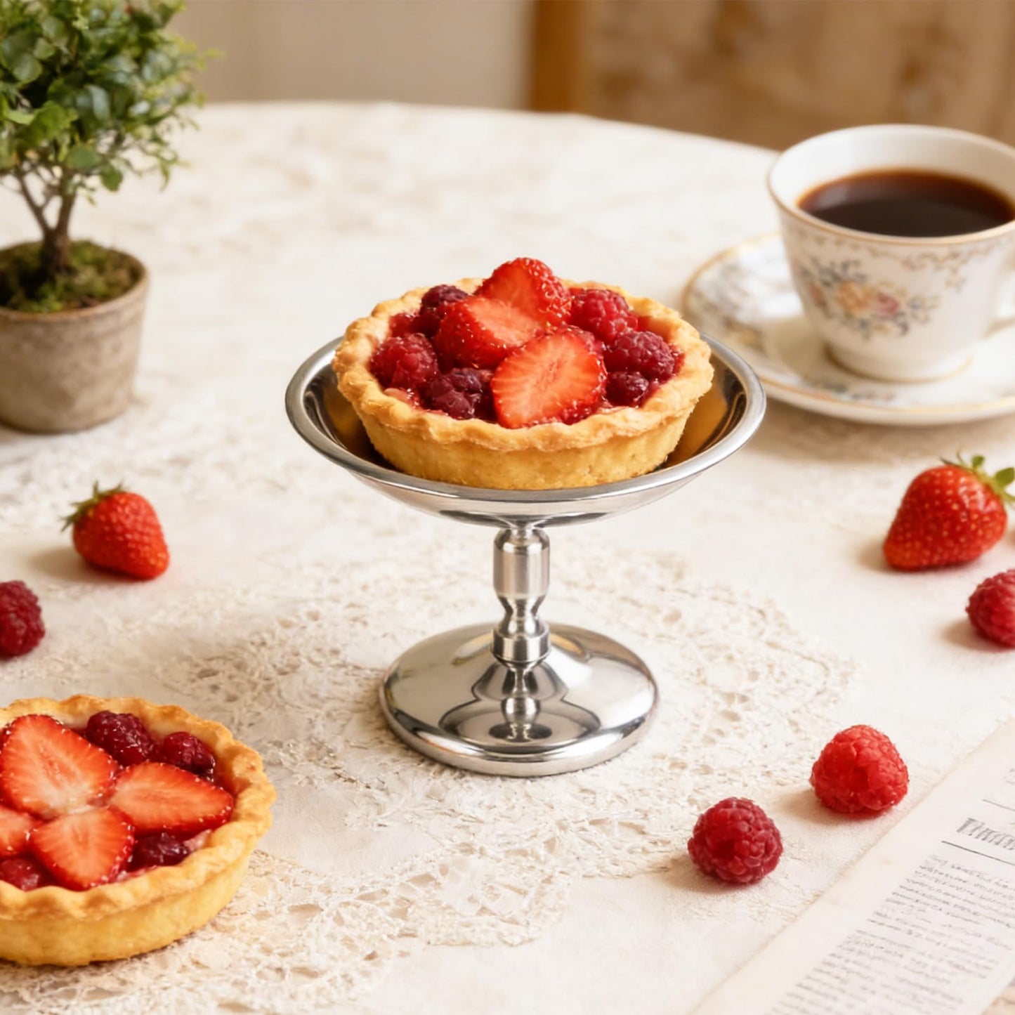 ZUQIAN 4 Pack Ice Cream Cups, Ice Cream Bowl, Stainless Steel Dessert Cups Serving Dessert Cup Round Sauce Bowls for Pudding Dessert Frozen Yogurt Fruit
