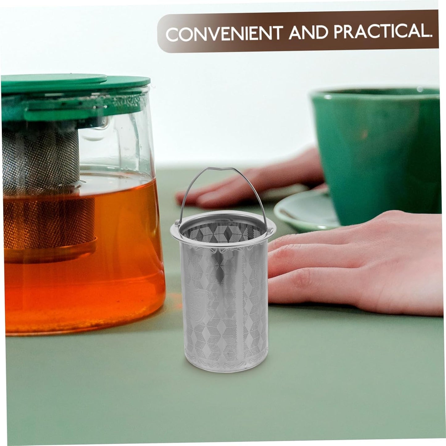 3pcs Stainless Steel Tea Leak Diffusers, Mesh Strainer Replacement for Teapot, Kettle, Coffee Strainer