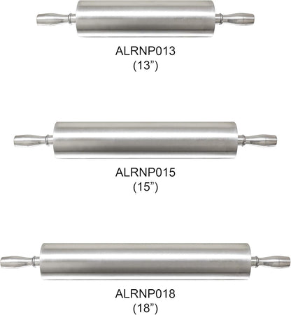 Thunder Group ALRNP018 Rolling Pin, 18", 3-1/2" Dia. Barrel