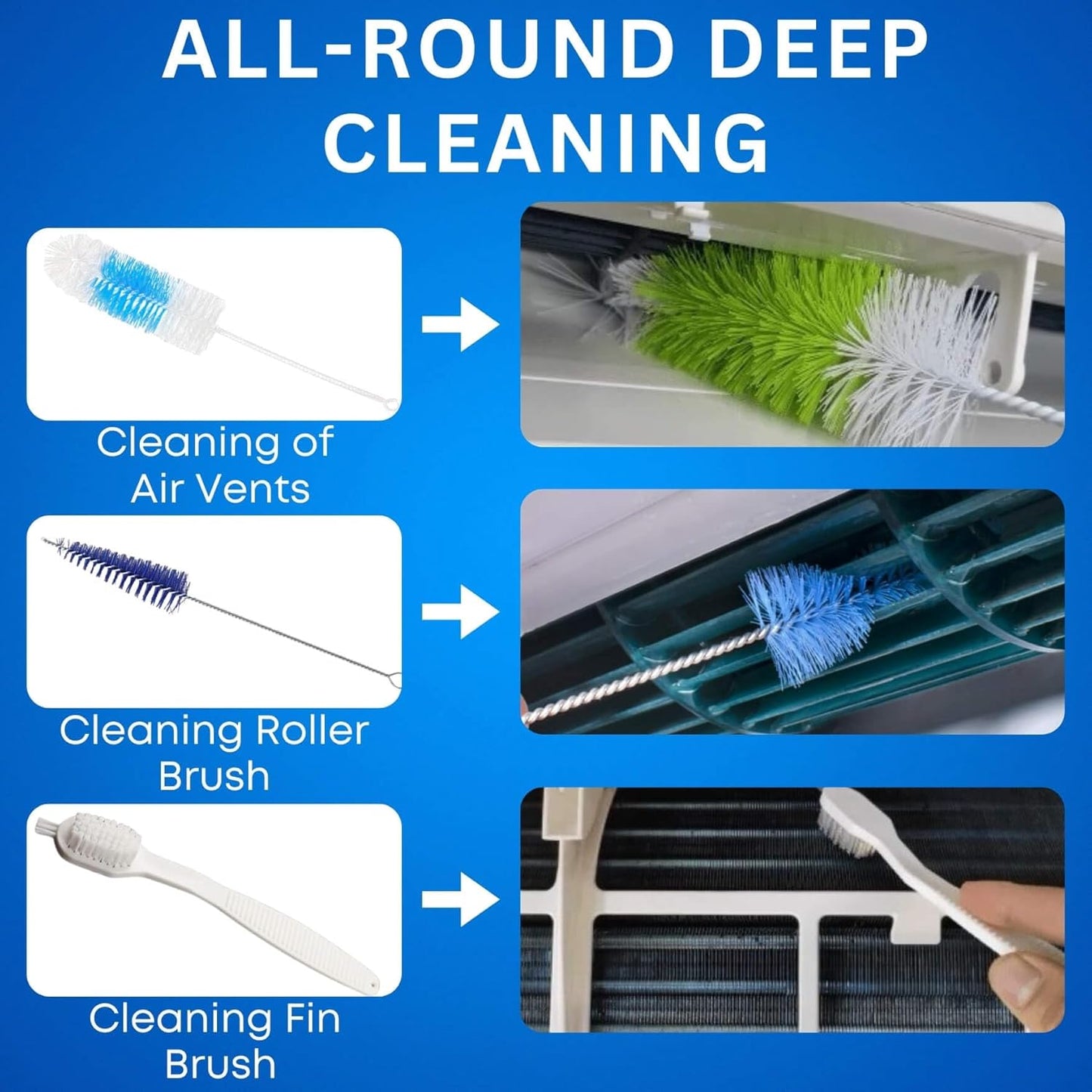 18Pcs 2L Oiktylr Mini Split Cleaning Kit Bag with Pressure Sprayer, PVC AC Cleaning Cover, Waterproof Air Conditioner