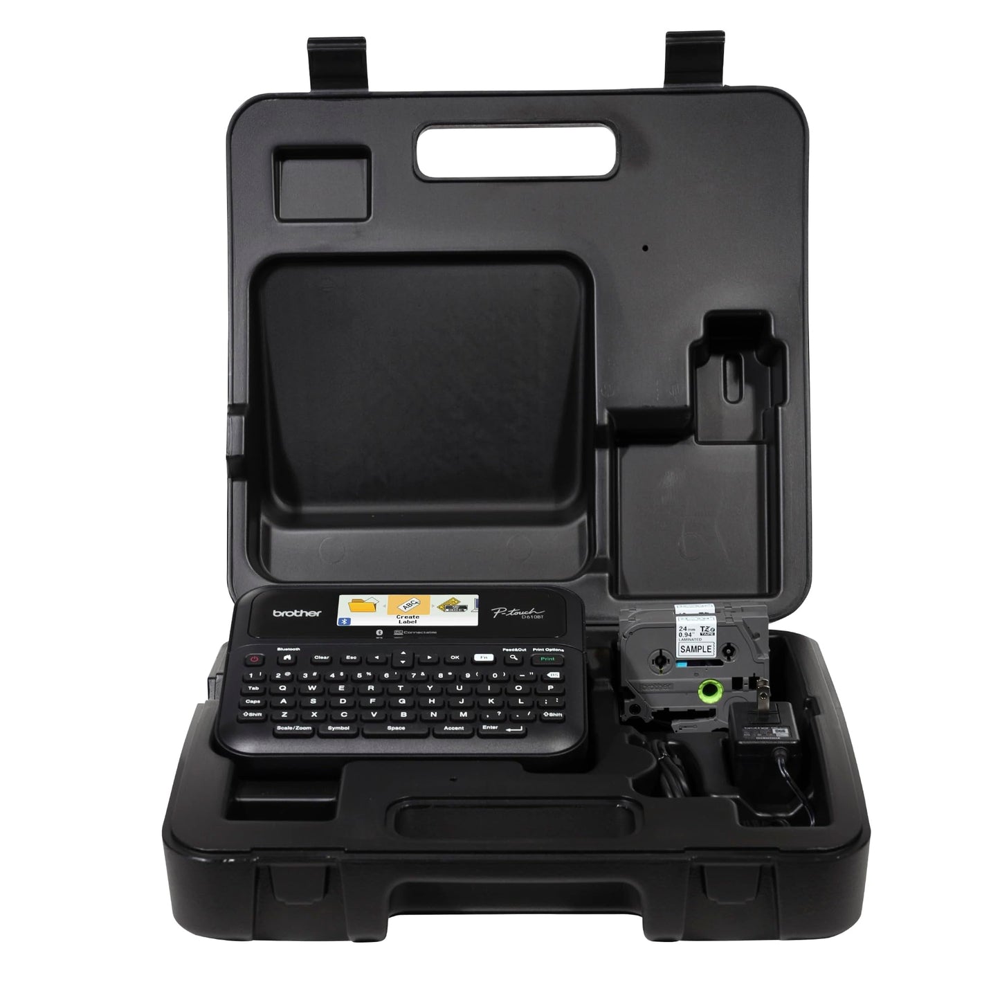 Brother P-Touch PT- D610BTVP Business Professional Connected Label Maker | Connect and Create via Bluetooth® on TZe Label Tapes up to ~1 inch